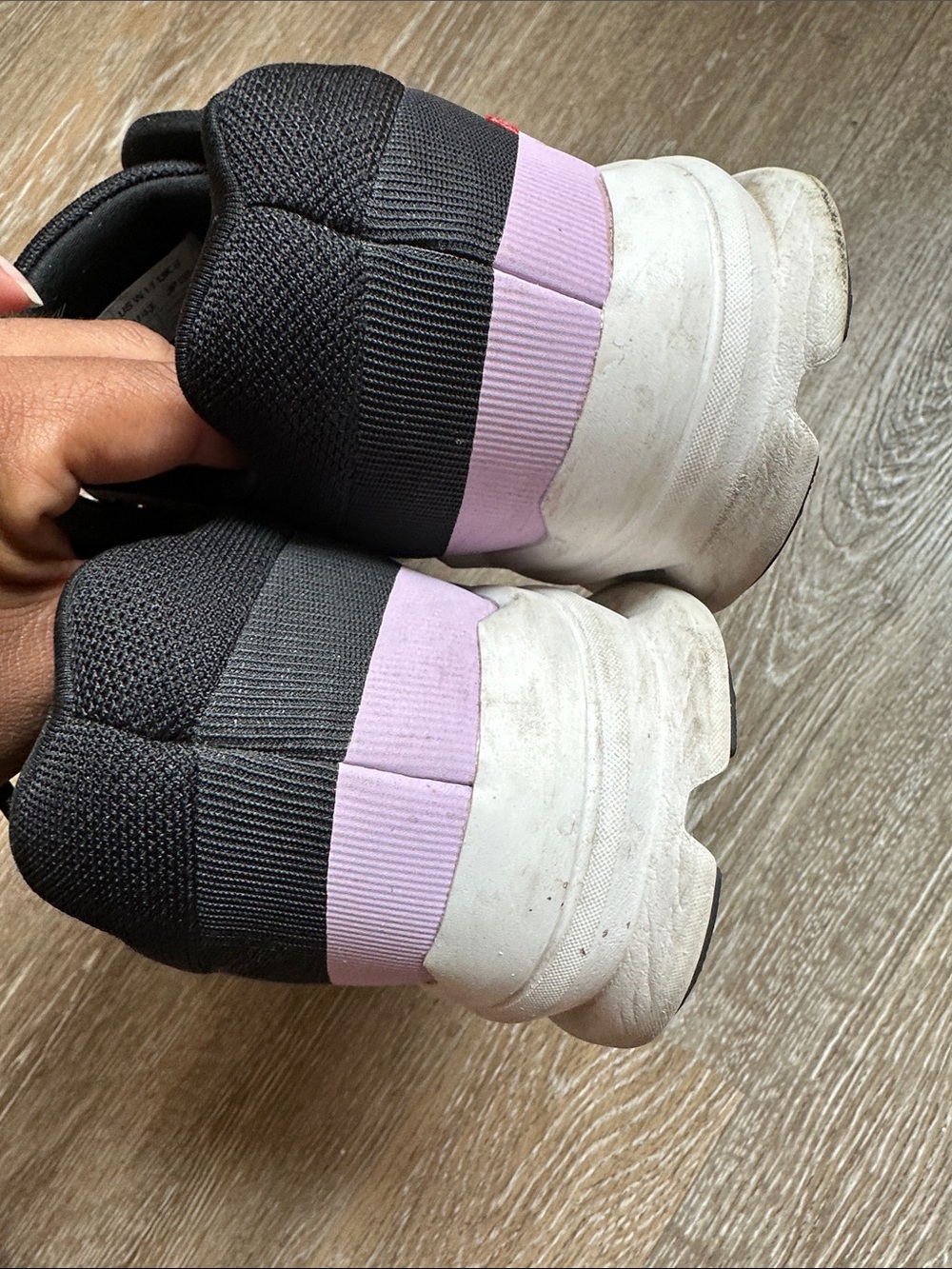On Running Women’s Athletic Shoes — Black, Gray, Purple, Pink - Picture 7 of 13